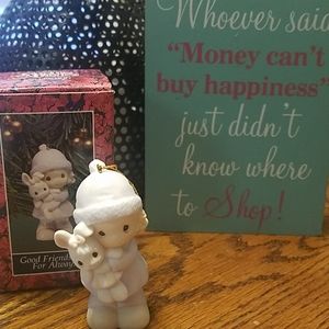 Precious Moments Christmas Ornament "Good Friends are For Always"